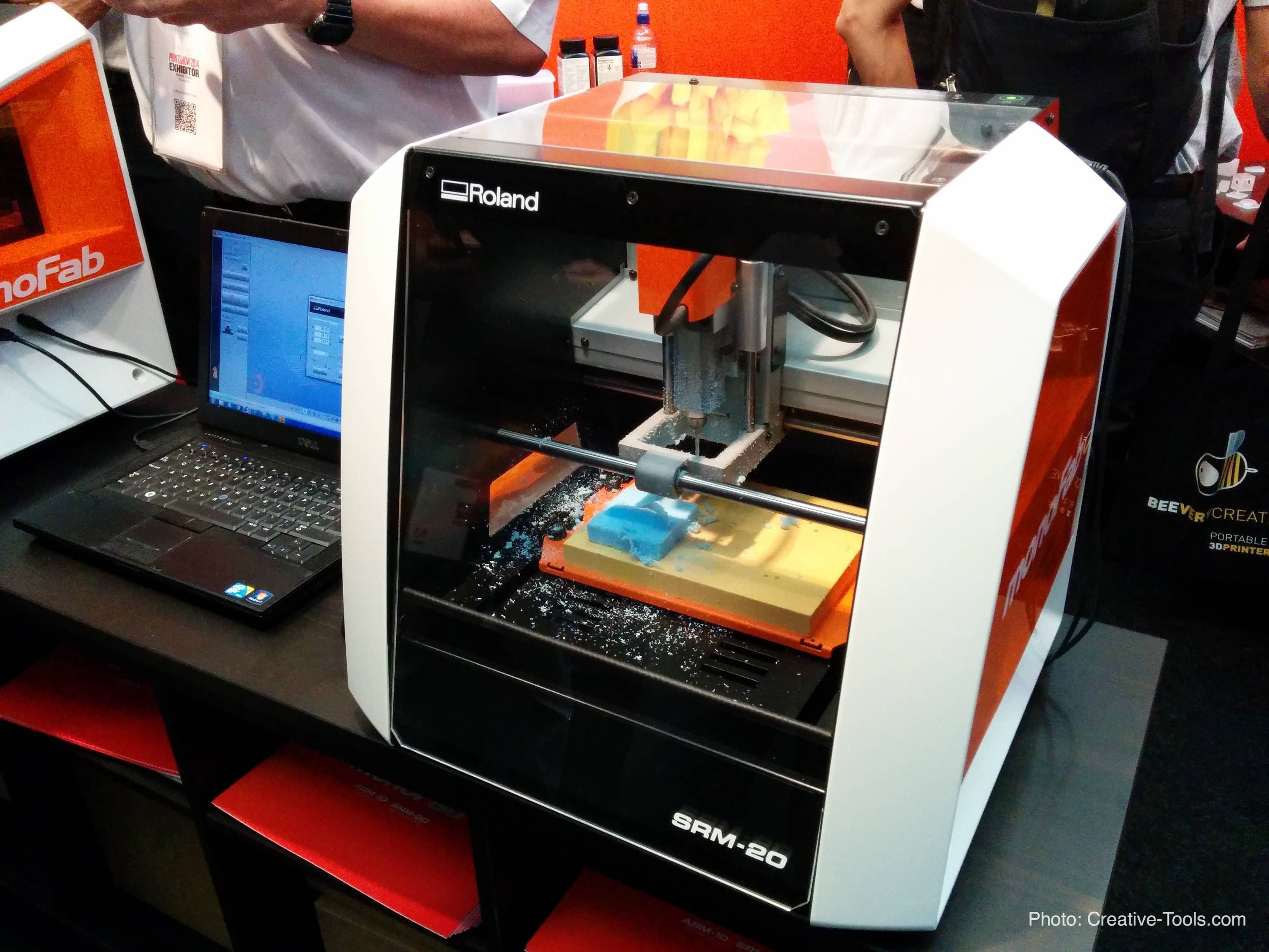 3D Printshow 2014 London - Roland DG monoFab SRM-20 Desktop CNC milling machine (14964338568)